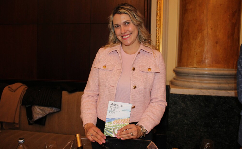 Malvazija Istarska presented as a symbol of Istria's wine tradition and identity.