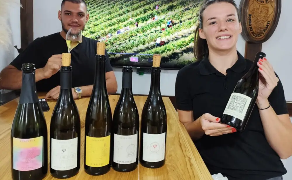 The Sirovica winery from Plesivica crafts aged and amber Rizlings from the Bresnica site
