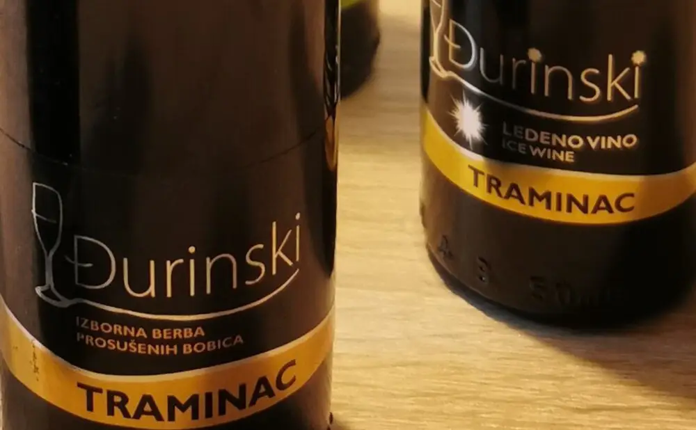 The sweet Traminac IBPB 2015 from the Đurinski winery served as a dessert wine alongside autumn sweets.
