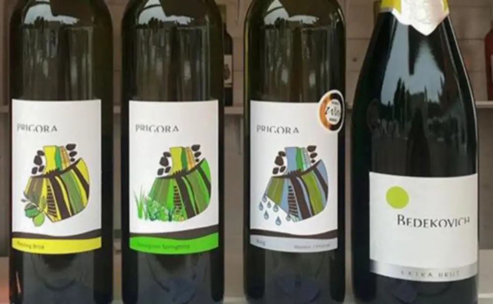 Organic Rieslings from the Bedekovich winery presented at the wine festival at Hotel Capital in Zagreb.
