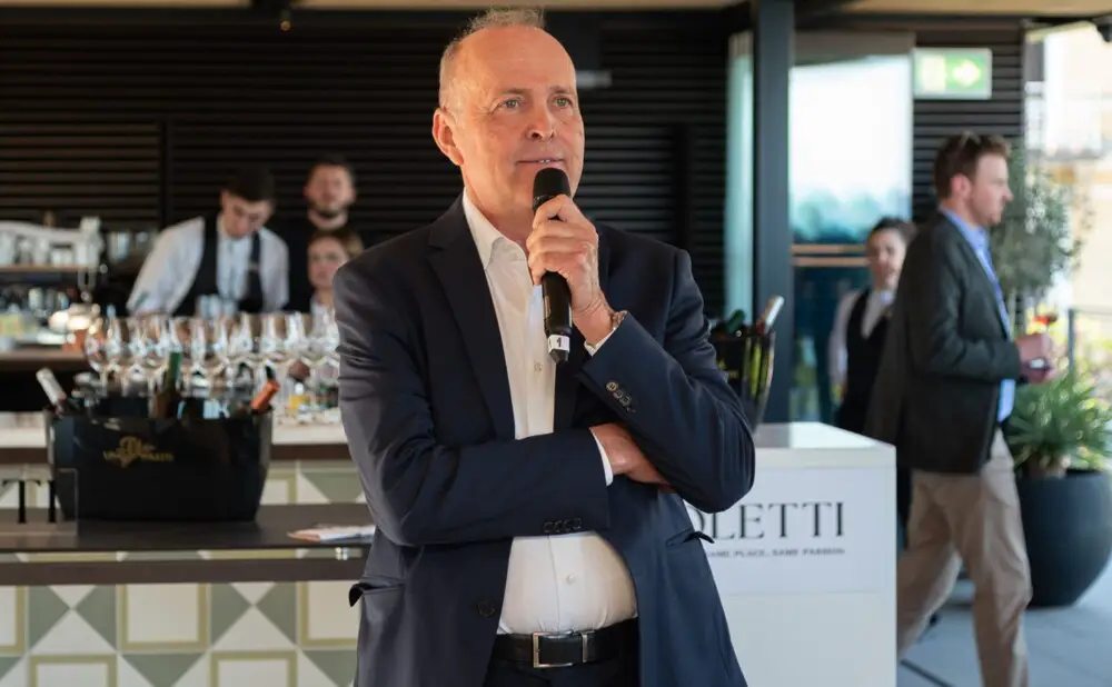 The new Poletti label depicts eight generations of a family devoted to winegrowing since 1786.