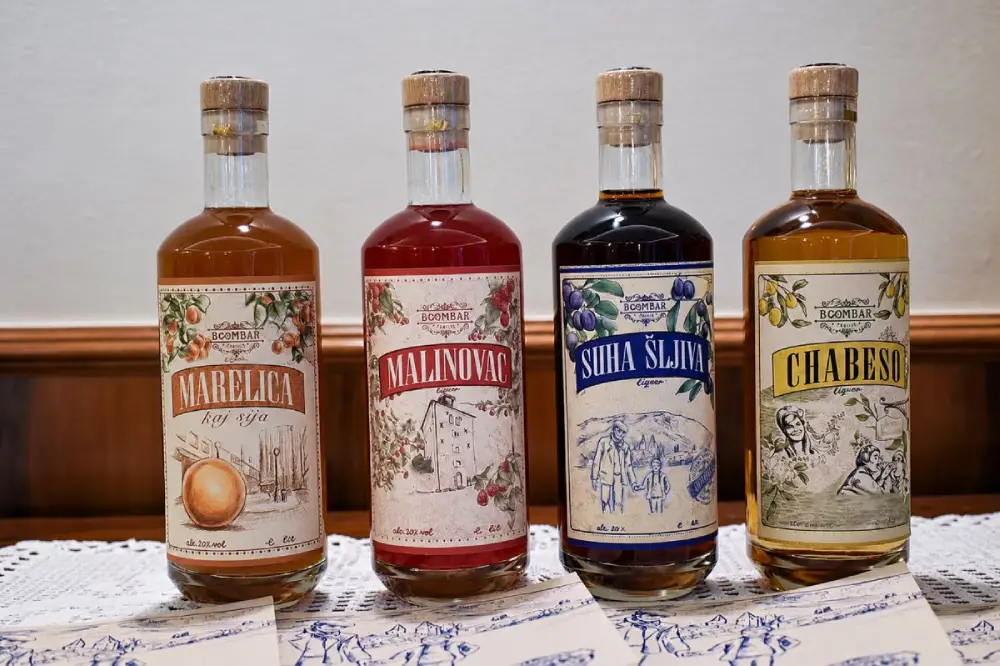 Boombar familia liqueurs