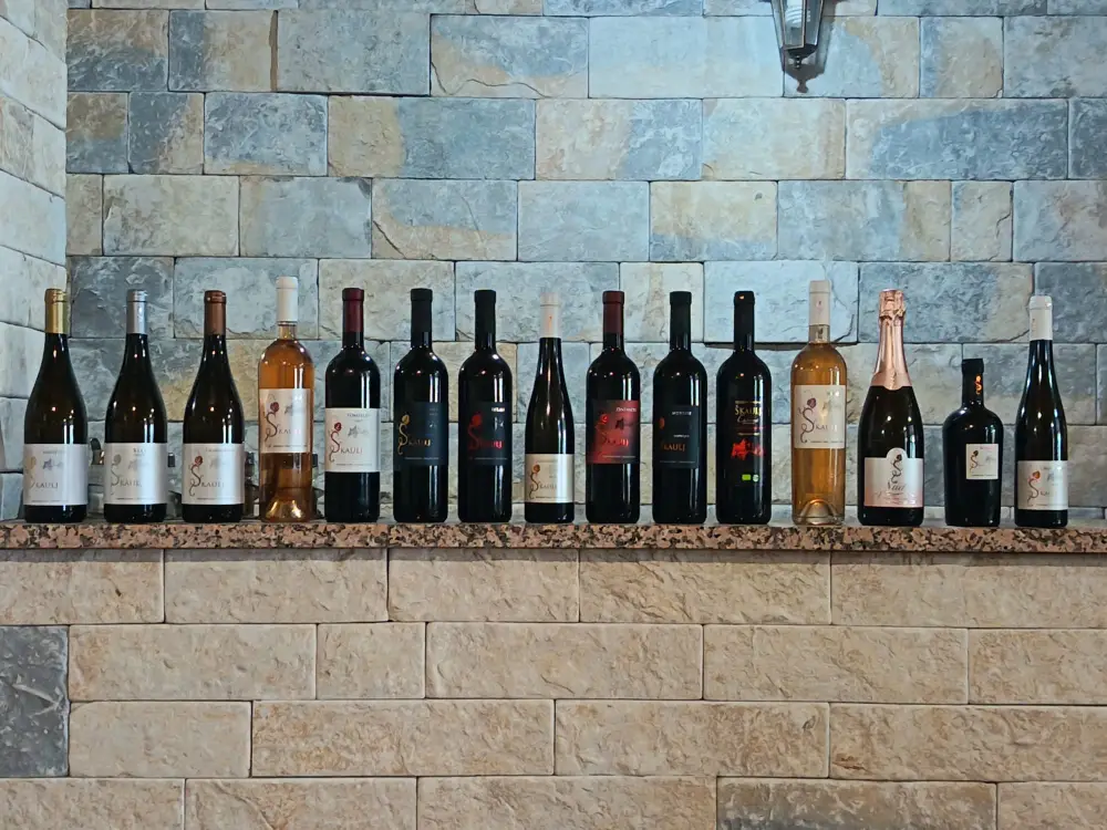 Range of Škaulj wines